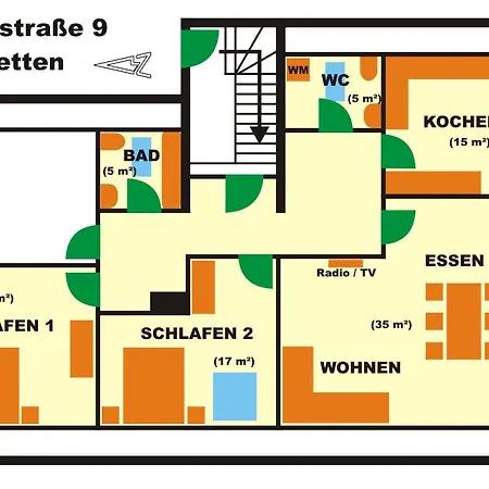 شقة Lange Waldstetten